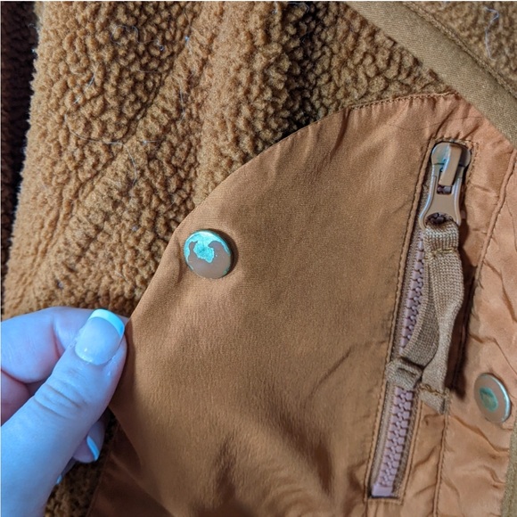 Zenana Outfitters Sherpa Fleece Teddy Jacket Size M - Picture 6 of 8